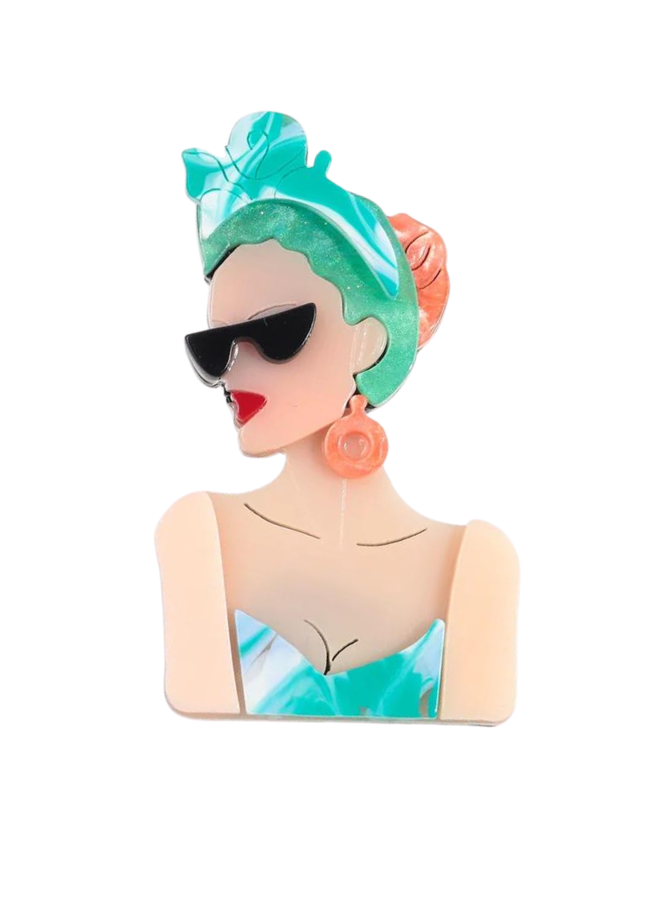 Bathing Beauty Brooch