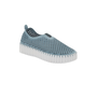 Ilse Jacobsen Platform Tulip Shoe in Blue Cloud