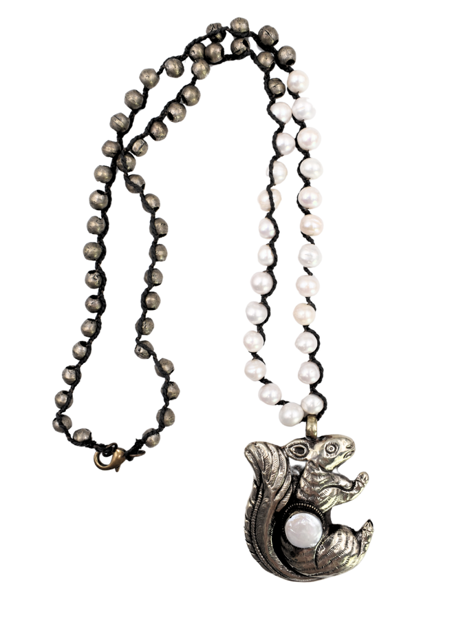 Tara Gasparian Squirrel Necklace