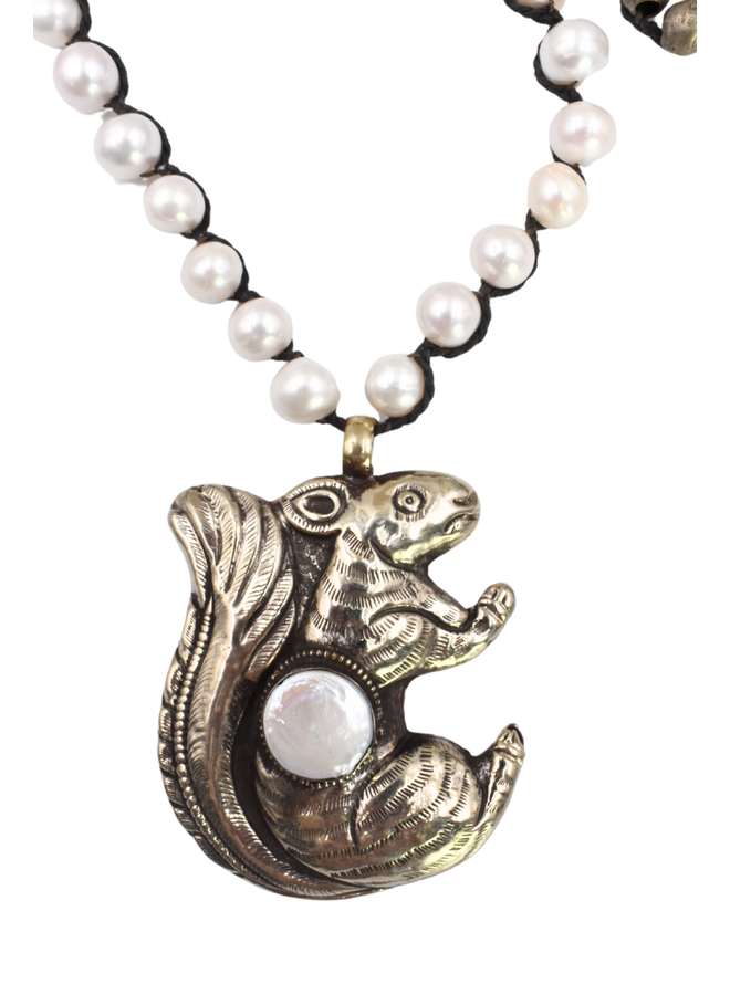 Tara Gasparian Squirrel Necklace
