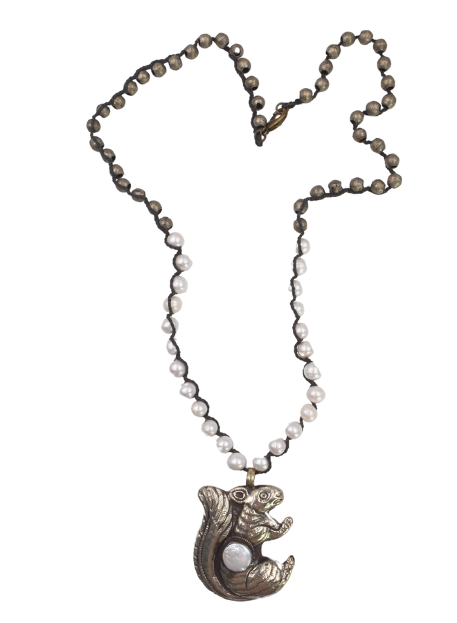 Tara Gasparian Squirrel Necklace