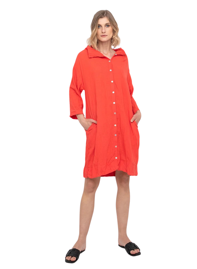 Ozai Arielle Funnel Neck Dress