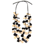 Tagua Cielo Necklace In Black And Ivory
