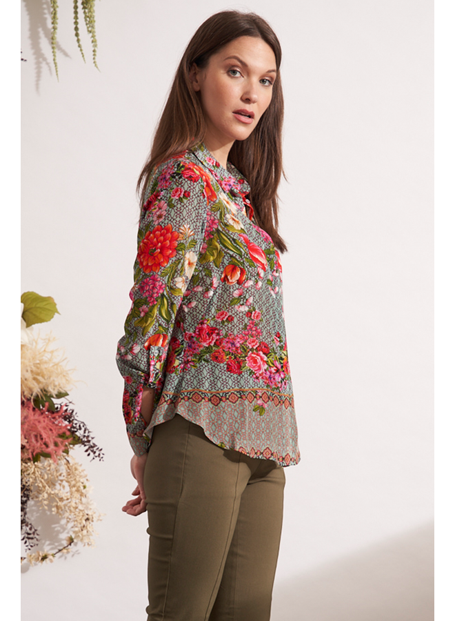 Renuar For The Love Of Roses Blouse