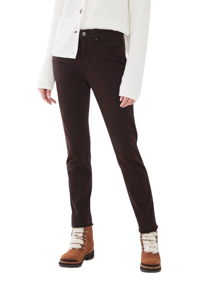French Dressing Fringed Lux Olivia Jean In Rich Brown