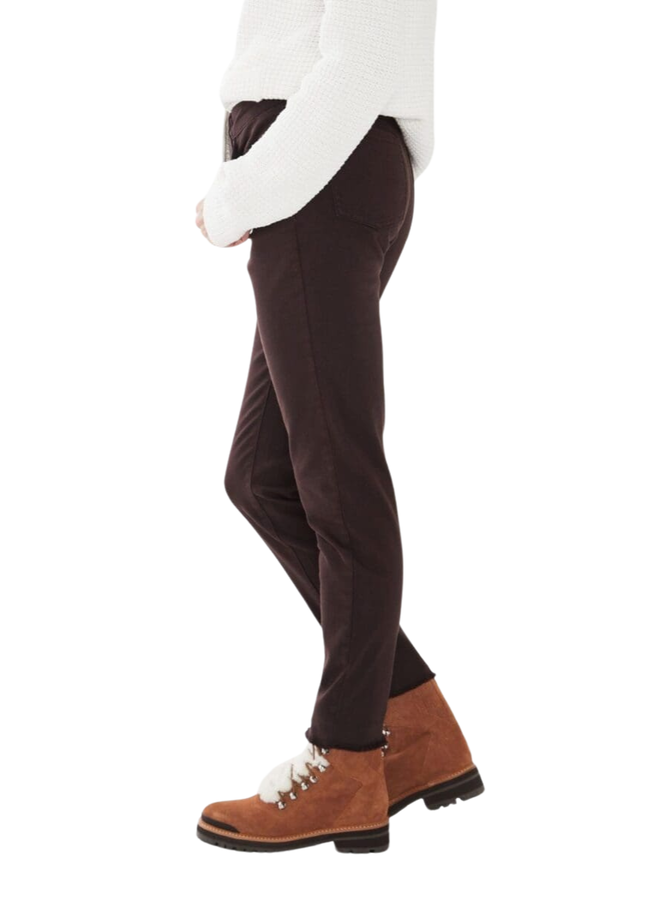 French Dressing Fringed Lux Olivia Jean In Rich Brown