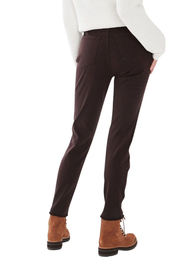 French Dressing Fringed Lux Olivia Jean In Rich Brown