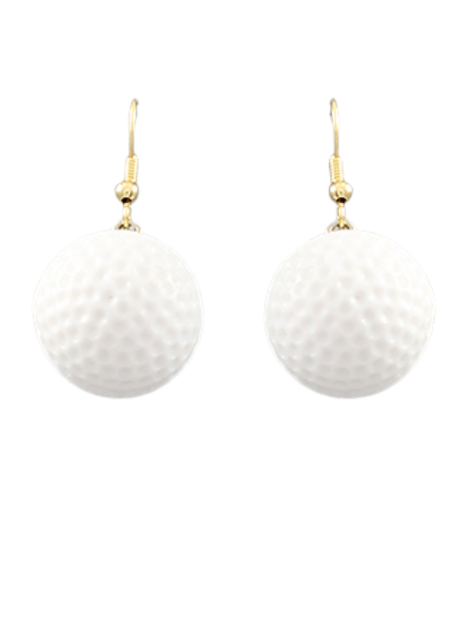 Golf Ball Earrings