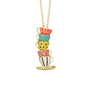 Mad Hatter Pastel Teacup Necklace
