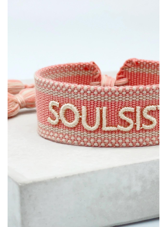 Sole Sister Bracelet In Peach