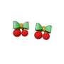 Vintage Acrylic Cherry Earrings