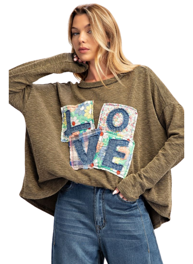 Love Patch Top