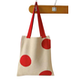 Knit Polka Dot Tote Bag