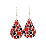 Acrylic Teardrop Berry Earrings