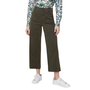 Renuar Crop Wide Leg Pant In Chive