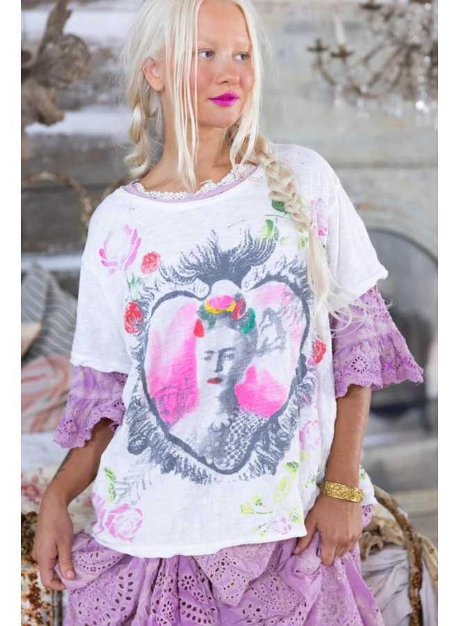 Magnolia Pearl Frida Corazón Llameante Tee