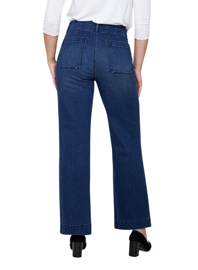 Renuar Denim Wide Leg Sailor Jean