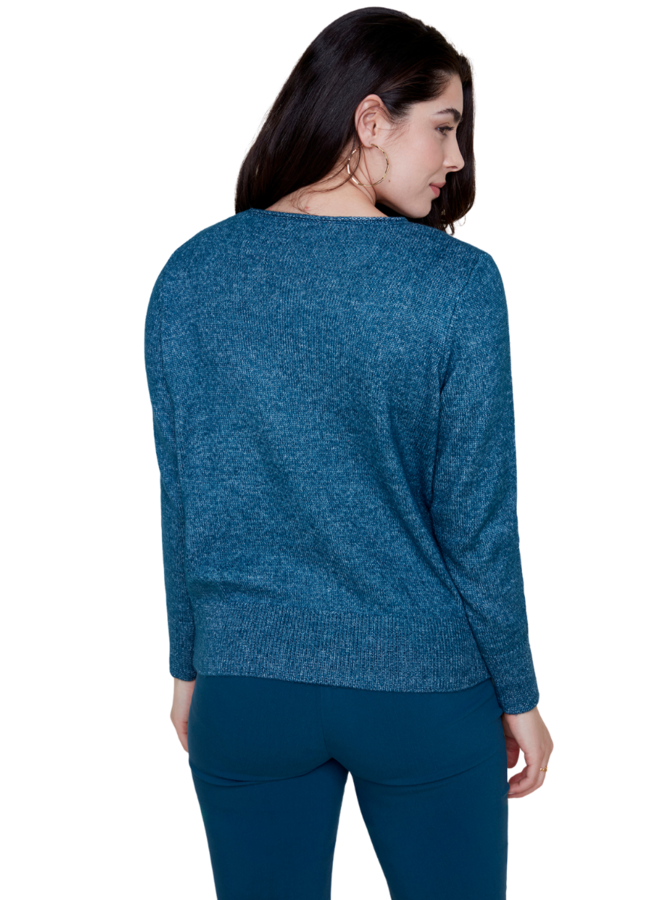 Renuar Star Sweater In Lagoon