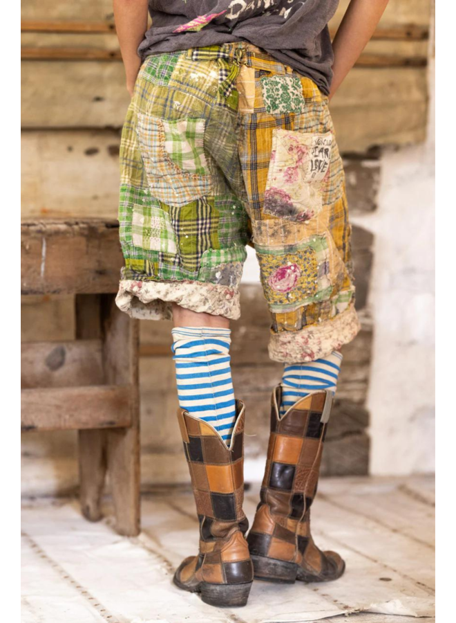 Magnolia Pearl Patchwork Miner Shorts