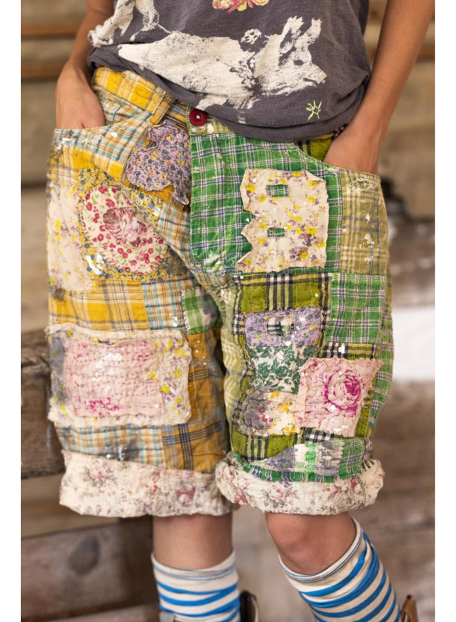 Magnolia Pearl Patchwork Miner Shorts