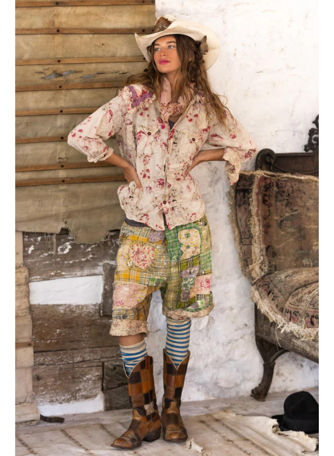 Magnolia Pearl Patchwork Miner Shorts