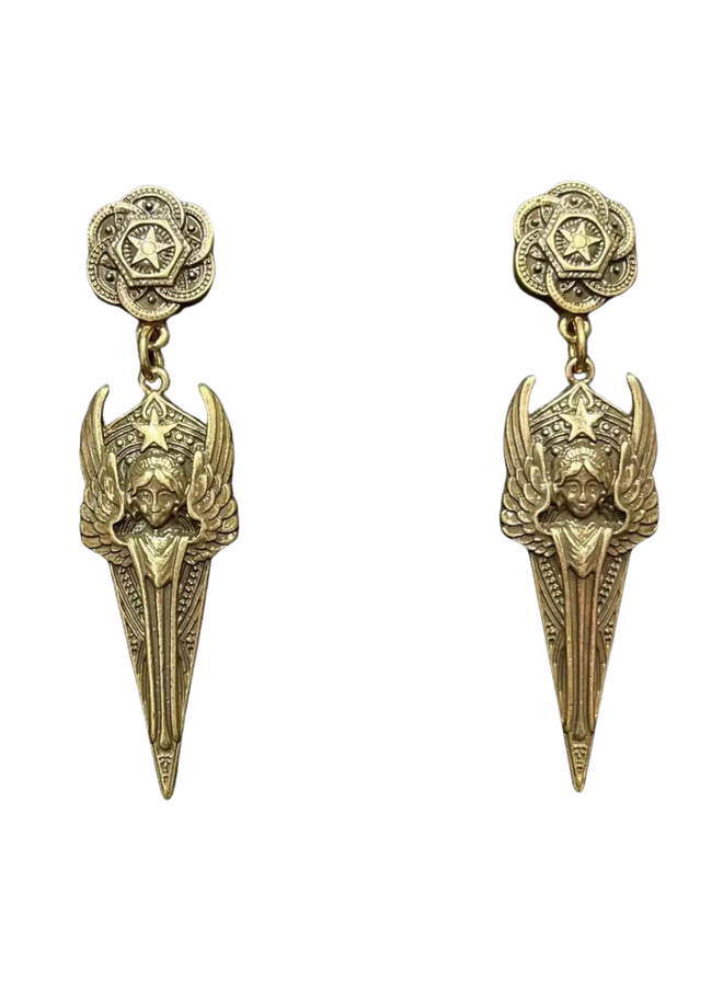 Medieval Angel Earrings