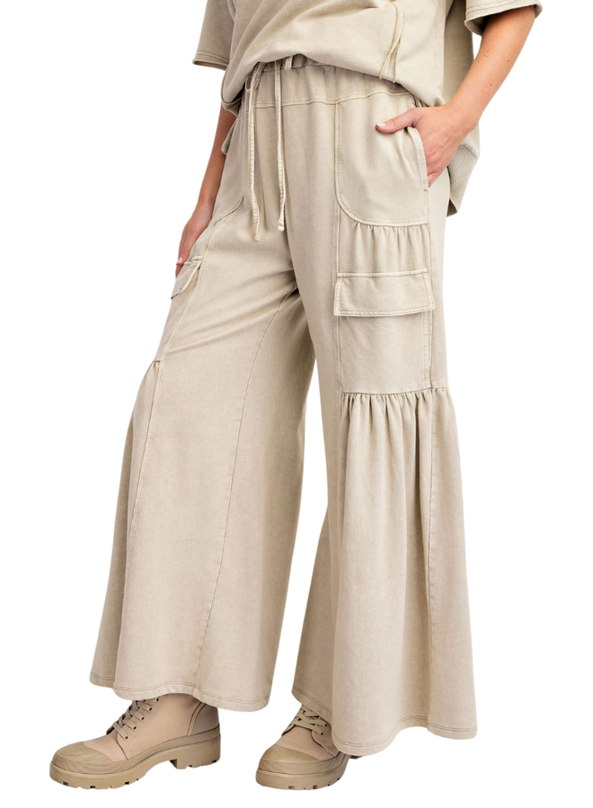 Lounge Cargo Pants In Khaki