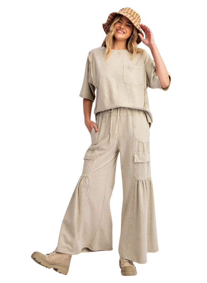 Lounge Cargo Pants In Khaki