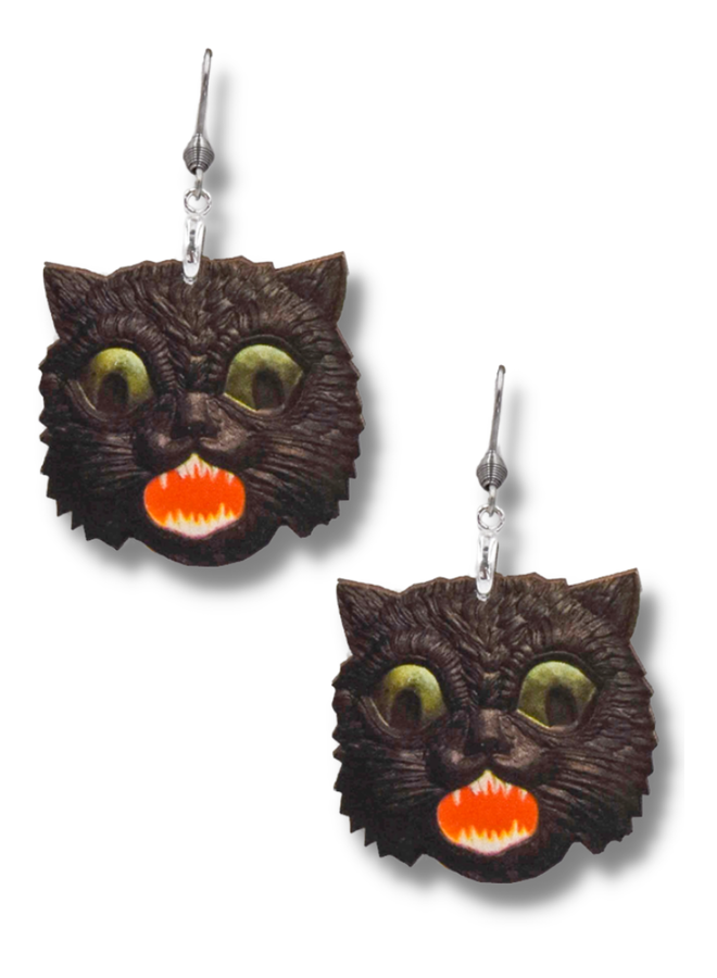 Black Halloween Cat
