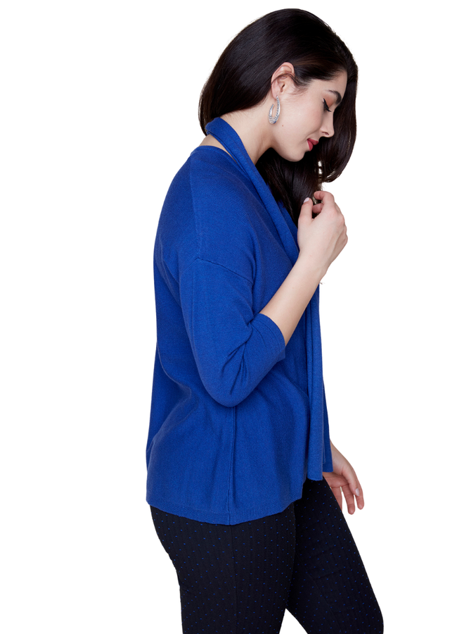 Renuar Tie Sweater In Lapis