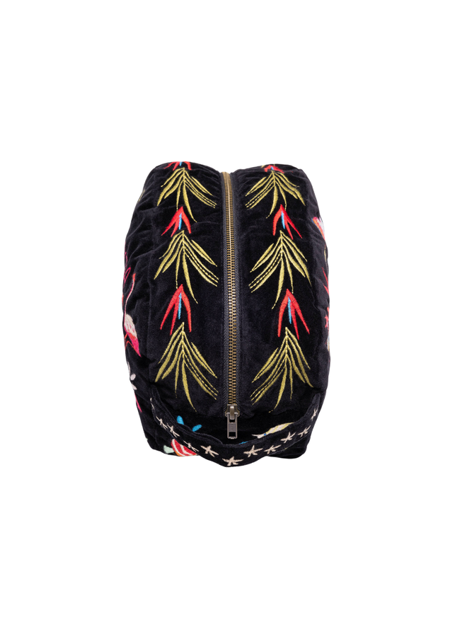 Johnny Was Florida Velvet Make-Up Bag