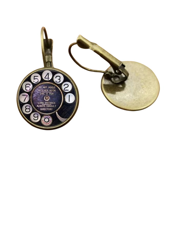Rotary Dial Earrings