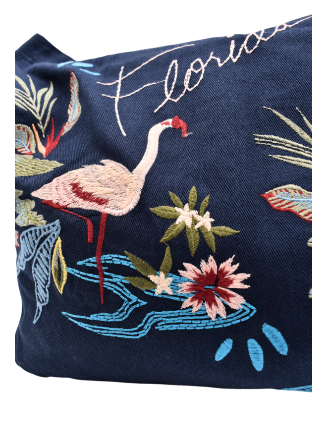 Johnny Was Florida Everyday Tote in Navy