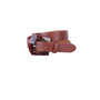 Tan Leather Belt With Tortoise Buckle