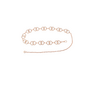 Circle Rhinestone Gold Chain Belt