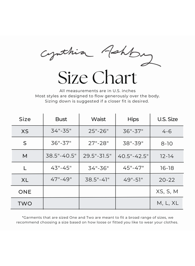 Cynthia Ashby Stella Tee in Lava