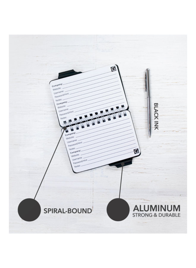 Nothing to See Password Book