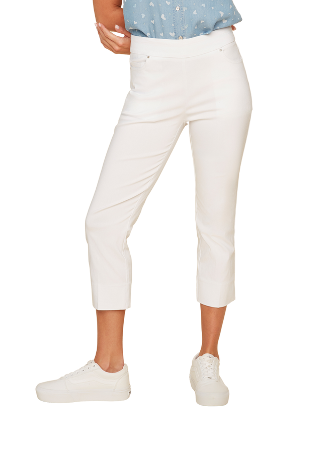 Renuar Crop Pant in White