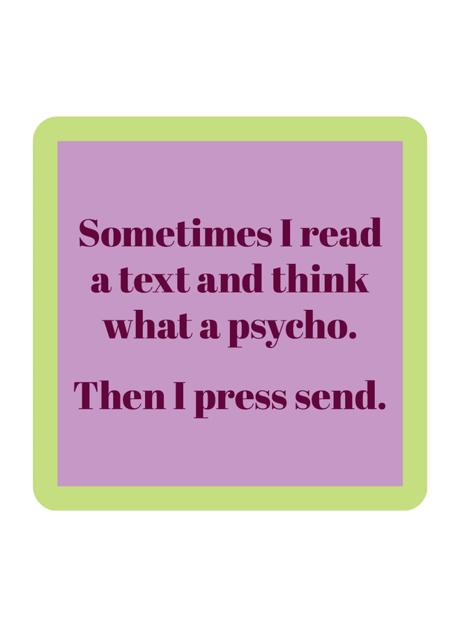 Press Send Coaster