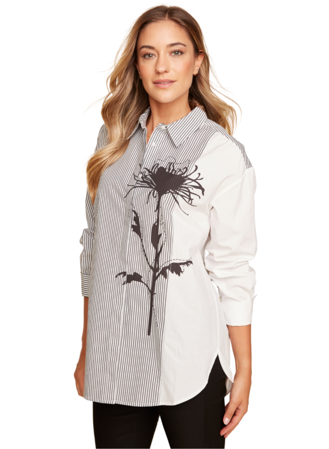 Renuar Dandelion Blouse In Black