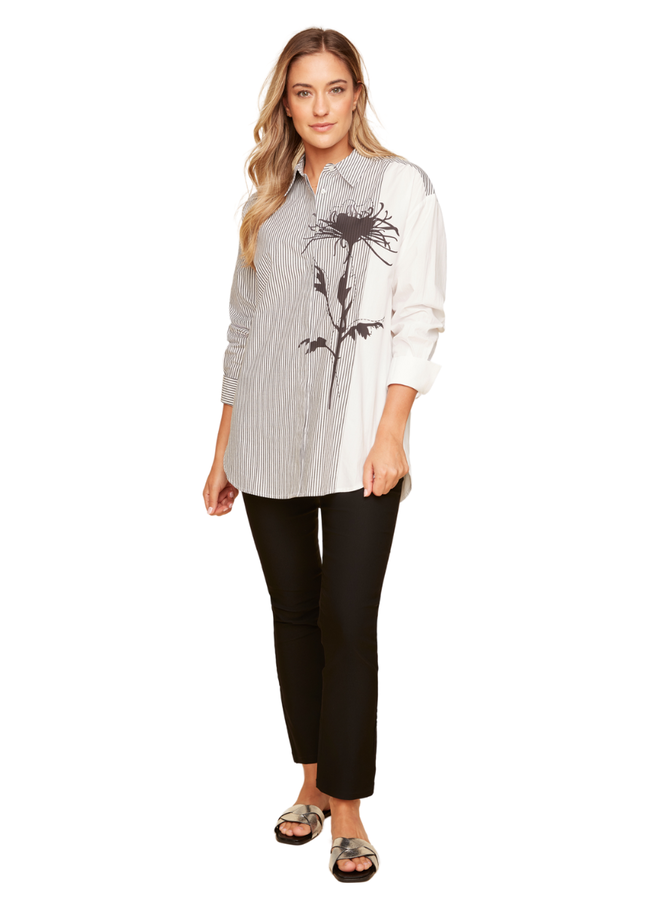 Renuar Dandelion Blouse In Black