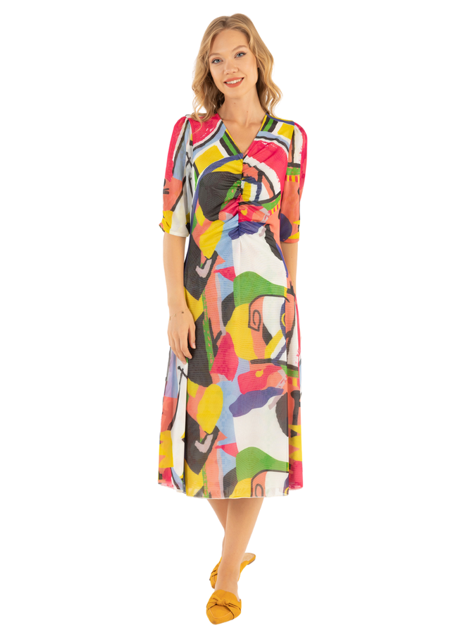 Isle Reversible Dragos Dress In Panther