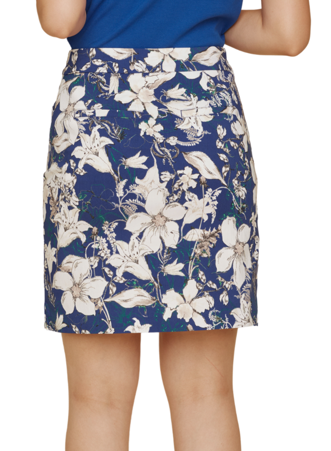 Renuar Skort In Royalty Print