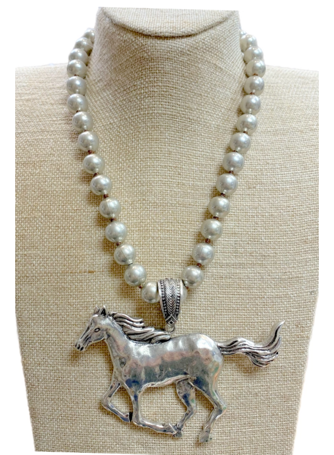 Running Horse Necklace