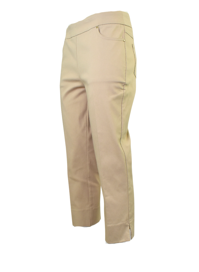 Renuar Crop Pant in Cashew