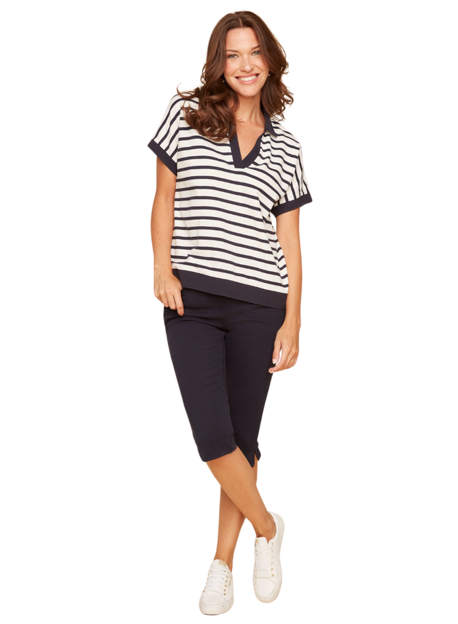 Renuar Striped Comfort Tee