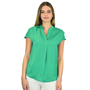 Renuar Essential Short Sleeve Top In Jade