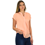 Renuar Essential Short Sleeve Top In Peachy