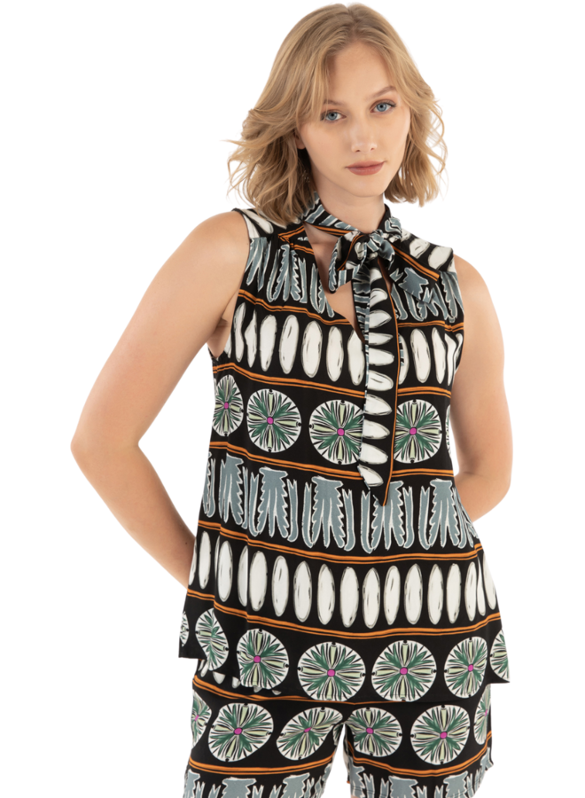 Isle Keys Blouse In Tribal