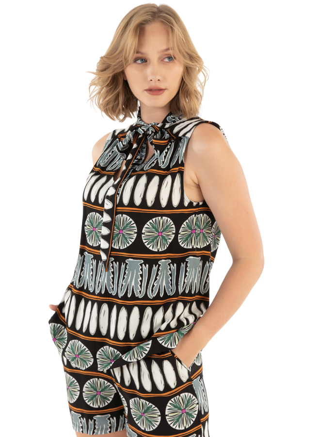 Isle Keys Blouse In Tribal